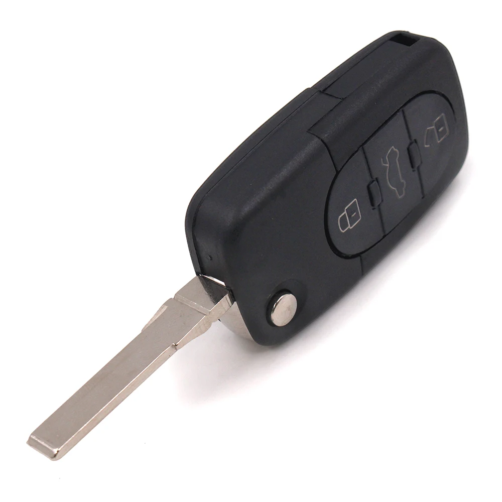 KEYECU для Audi A3 A4 A6 Quattro A8 TT дистанционный брелок 3 кнопки 433 92 МГц FCC ID 4D0 837 231A |