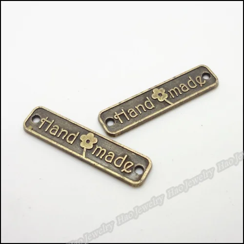 Винтажные подвески 120 шт. двусторонняя подвеска ручная работа из античной бронзы