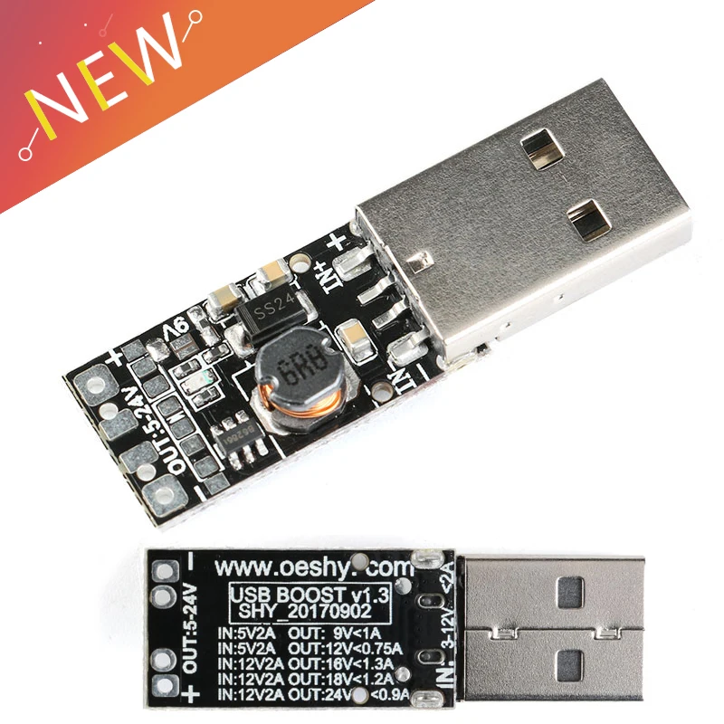 Повышающий преобразователь с USB на 12 В постоянного тока модуль питания 5 9
