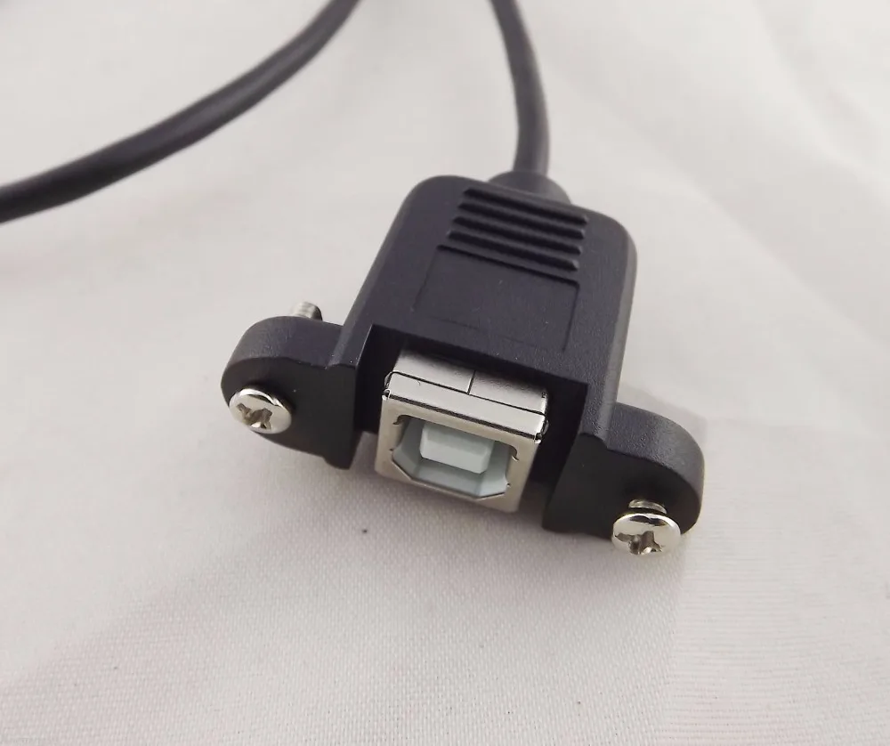USB 2 0 B Female To Mini 5 Pin Male Up Angle Панель Крепления для принтера Удлинительный кабель 50 см