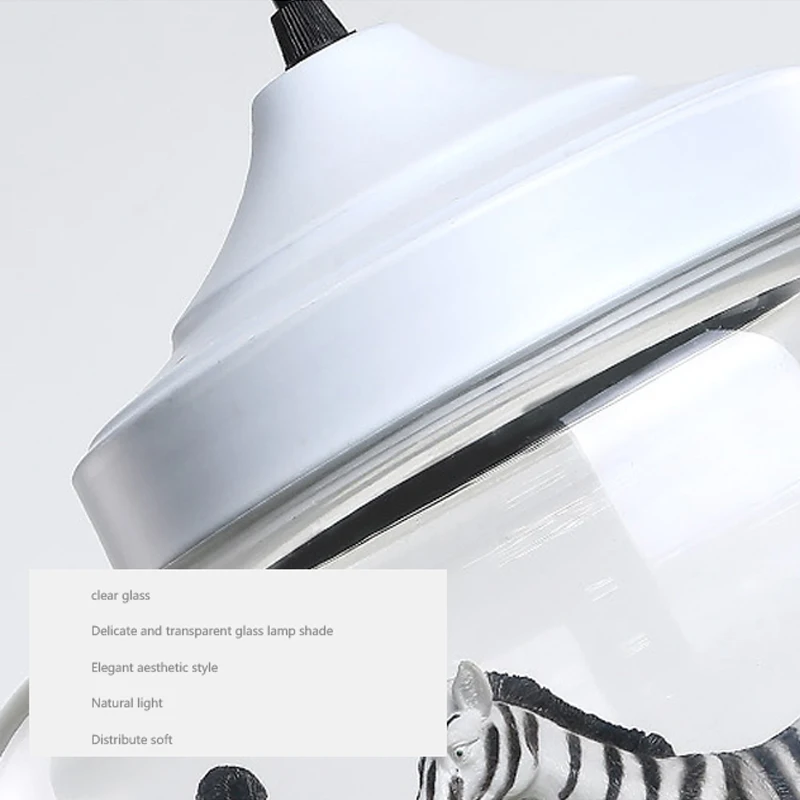 Креативный подвесной светильник s со стеклом встроенный в различные маленькие