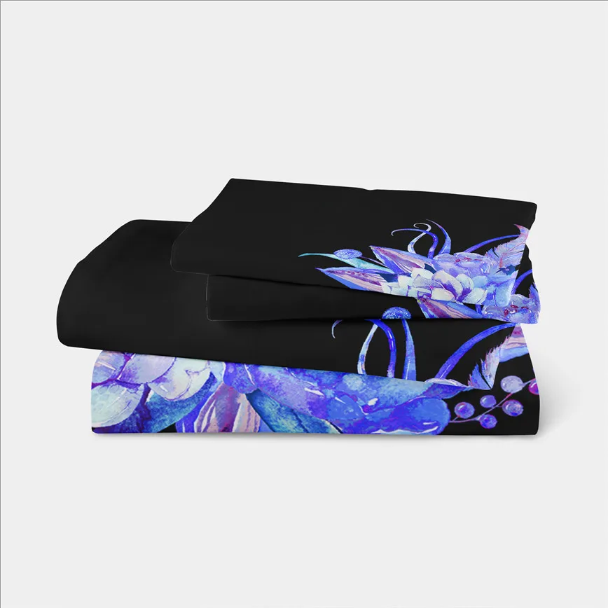 Комплект постельного белья для девочек из 3 предметов пододеяльник с двумя