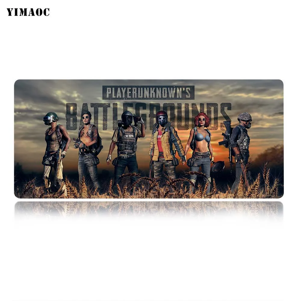 YIMAOC PUBG коврик для мыши 30x80 см компьютерный коврик для мыши Противоскользящий коврик для игровой мыши из натурального каучука - Цвет: MP3 30x80cm