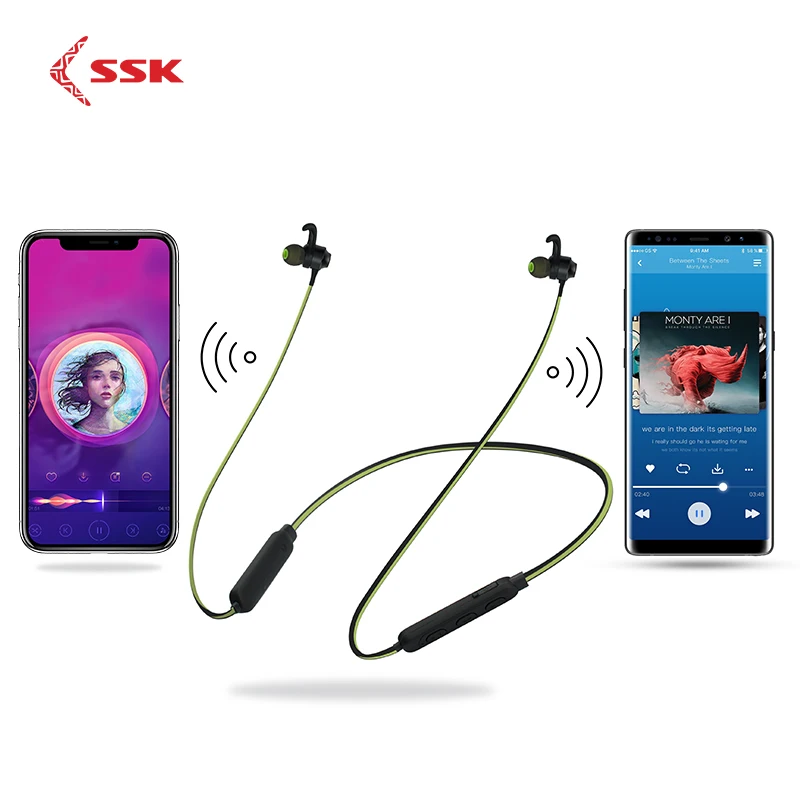 ССК магнитные Беспроводные Bluetooth 4 1 наушники спортивные гарнитура