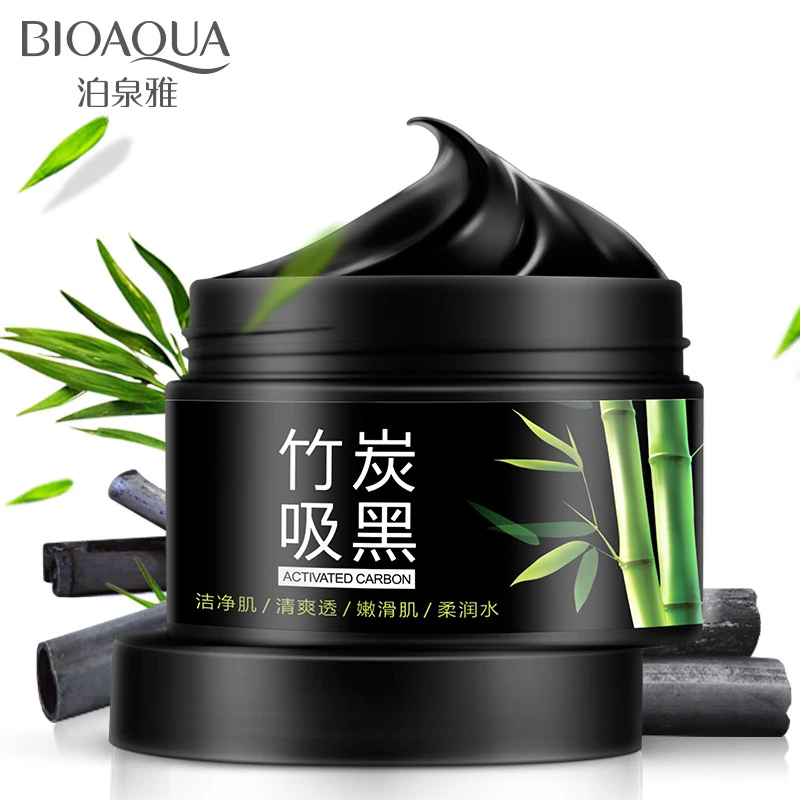 BIOAQUA 140 г бамбуковый древесный уголь маска для глубокой очистки удаляет Очищающую