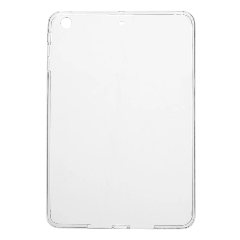Мягкий ТПУ для iPad Mini 1 2 3 крышка, силиконовый чехол Прозрачный для мини-Обложка для iPad чехол планшет 7,9 дюймов чехол для iPad Mini