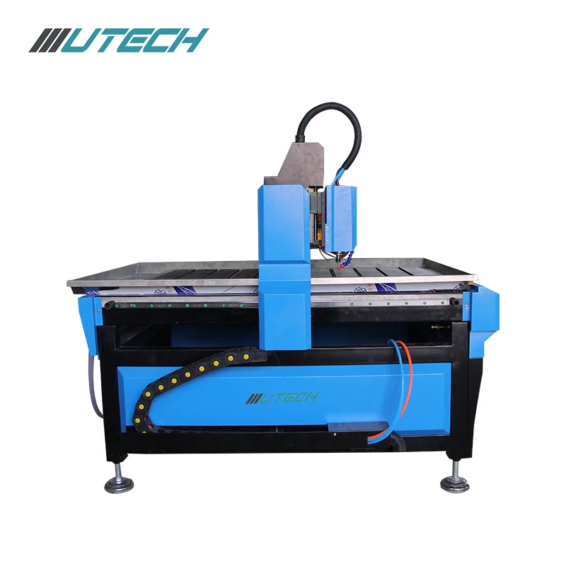 UTECH мини Тип 3 оси с резервуаром для воды металла резки cnc маршрутизатор машина