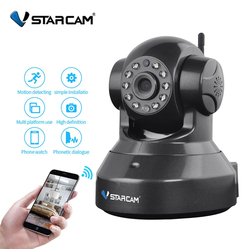 Vstarcam C7837WIP HD 720P Wifi ip-камера с приложением Eye4 Сетевая Беспроводная ip-камера P2P поддержка 128 ГБ TF карта Onvif 2,0 H2.64 домашняя