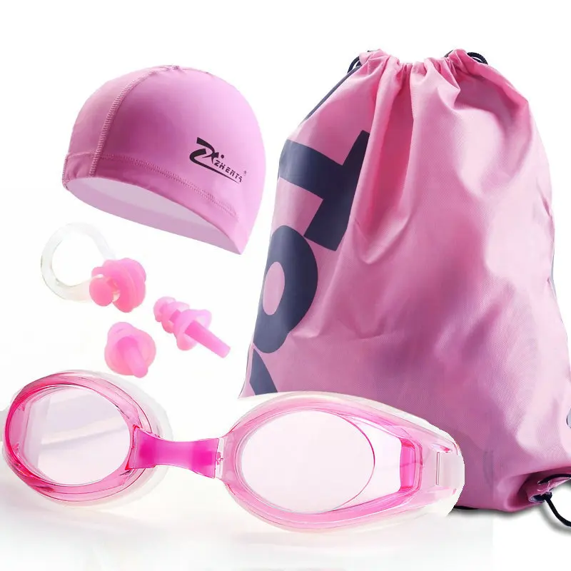 Очки для плавания унисекс из ПУ кожи 4 шт./комплект|myopia swimming glasses|swimming goggles menswimming