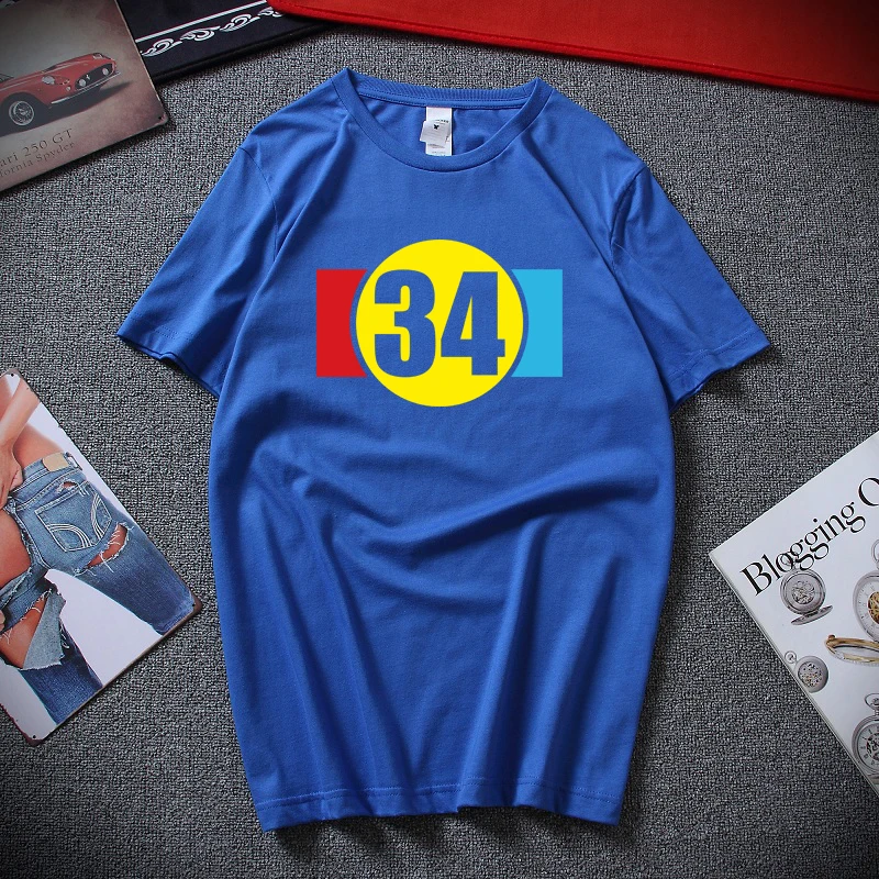 Новая мужская Футболка MAGLIA футболка MOTO KEVIN шантз номер 34 Байкерская | Футболки