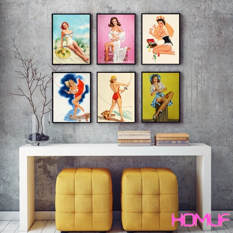 diamond painting Beauty Pin Up Girl Art embroidery stitch mosaic rhinestones pictures | Дом и сад