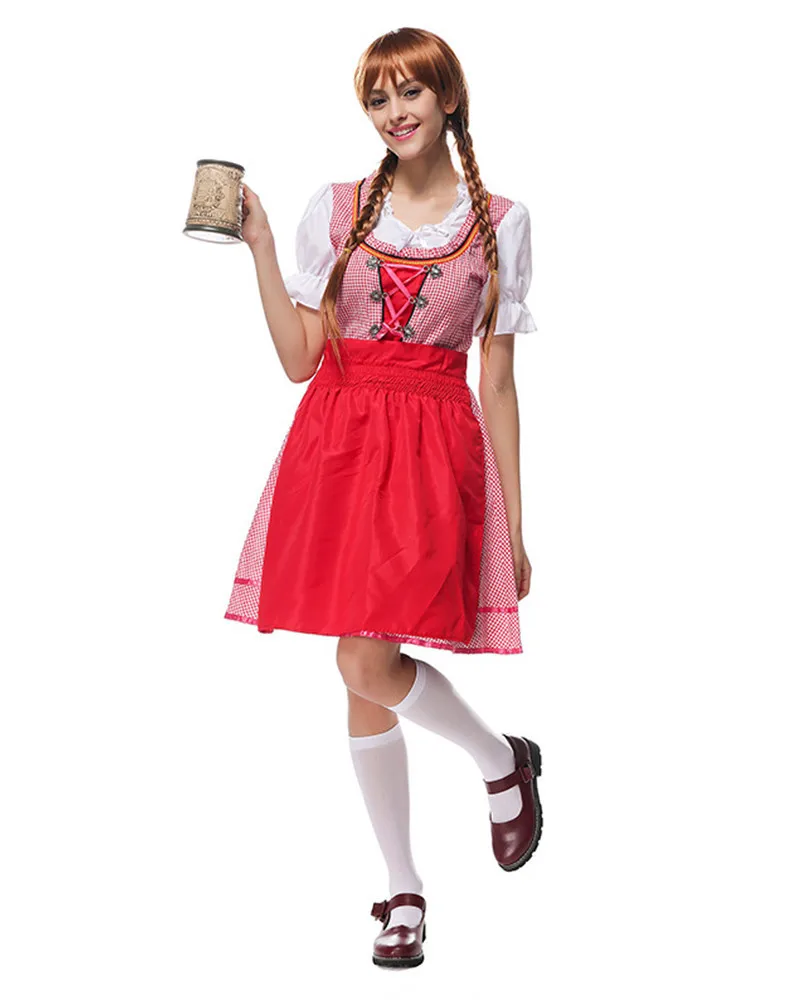 Костюм на Октоберфест немецкий карнавал для вечевечерние платье пивной девушки