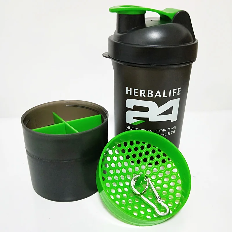 400 мл/500 мл Herbalife24 секционная Спортивная бутылка с проволокой из нержавеющей стали венчик Herbalife питательный протеиновый порошок шейкер бутылка