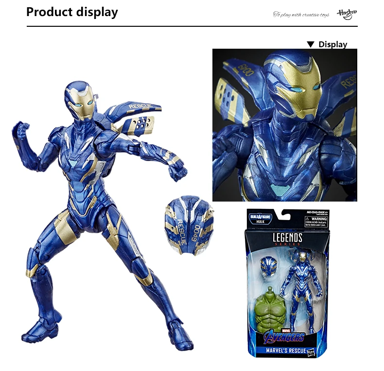 Hasbro Мстители Marvel легенды серии завершающей с героями комиксов Марвел, спасательный 6-дюймовый Коллекционные Фигурки игрушки Пеппер Потс; военная машина