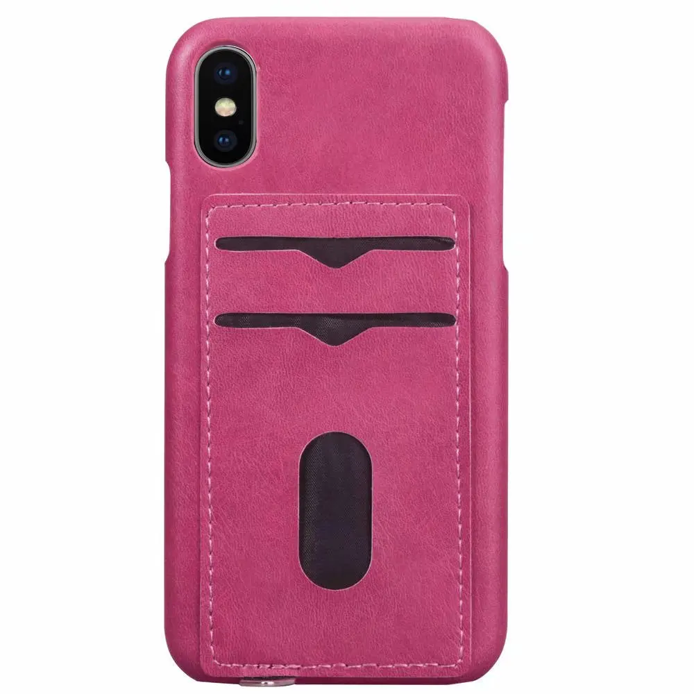 FLYKYLIN Case For iphone XS Max Phone Cases Apple X XR 6S 6 7 8 Plus Back Cover Retro Credit Card Coque Leather Capa |