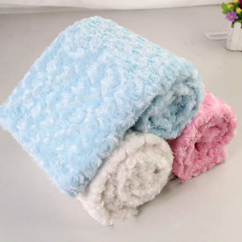 Однотонный гибкий домашний текстиль бархатное одеяло в виде розы разные цвета и