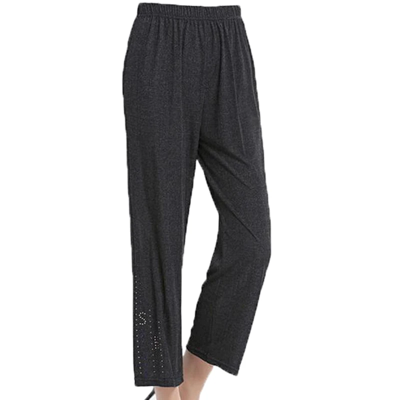 Новинка 2017 повседневные брюки для женщин среднего возраста летние штаны матерей