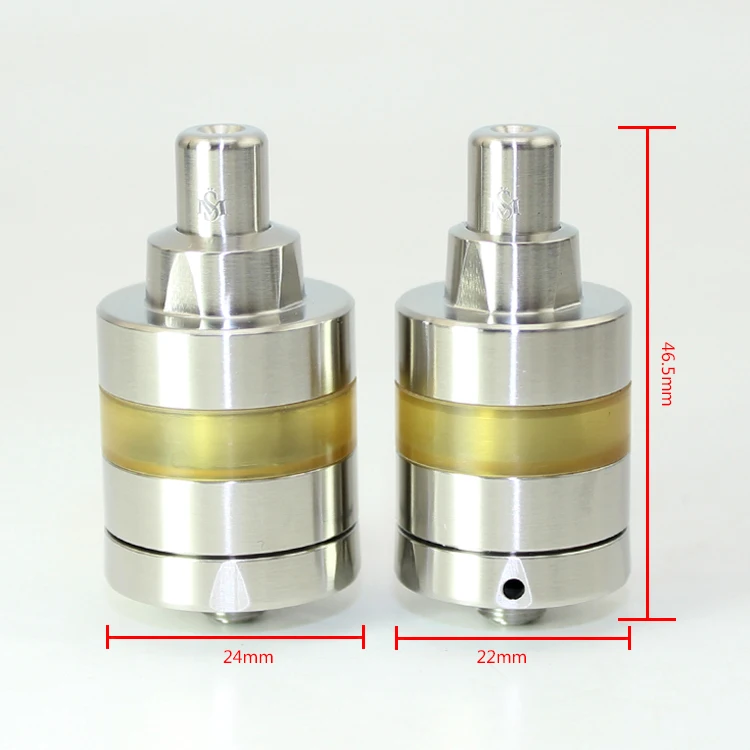 Новейший Kayfun RTA SXK Lite MTL 22 мм диаметр 33 высота 2 мл емкость 316SS материал ремонтный