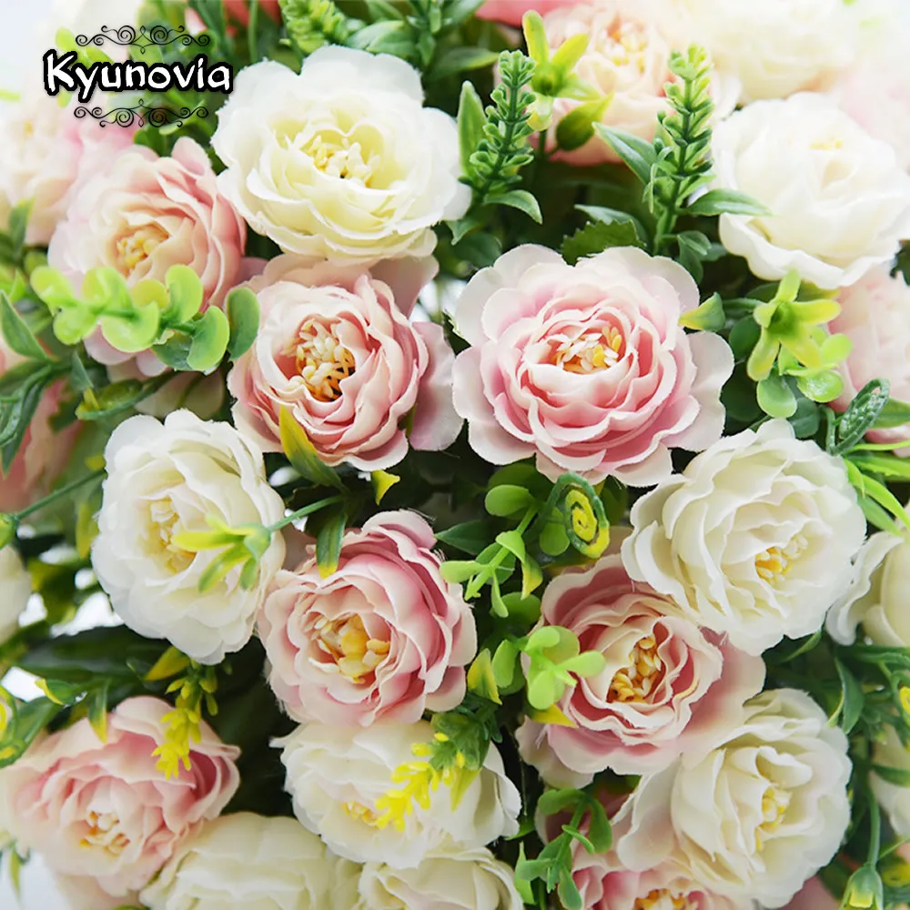 Kyunovia букет подружки невесты розовый свадебный Искусственный цветок casamento