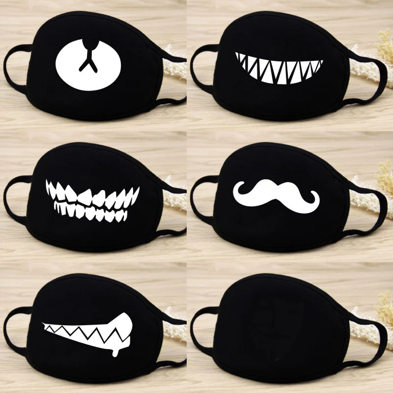 

Cartoon Lovely Cotton Party Mask Festive Respirator Keep Warm Cotton Cute Bear Camouflage Anti Dust Washable mouth covering