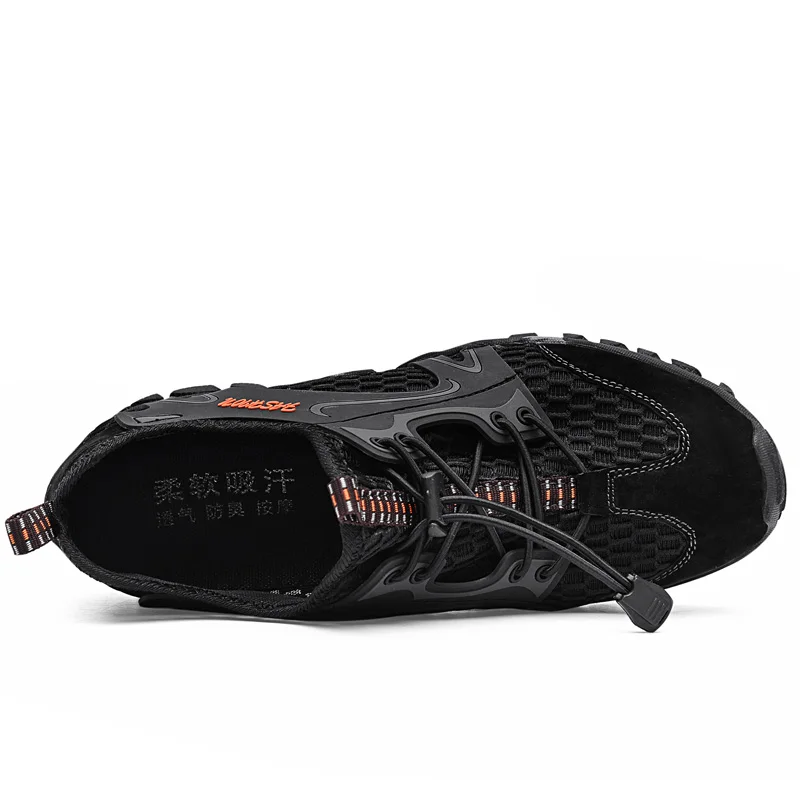 Waysoyway Man Hiking Shoes Breathable Outdoor Trekking Sport Sneakers Men Professiona Climbing Big Size 46 | Спорт и развлечения