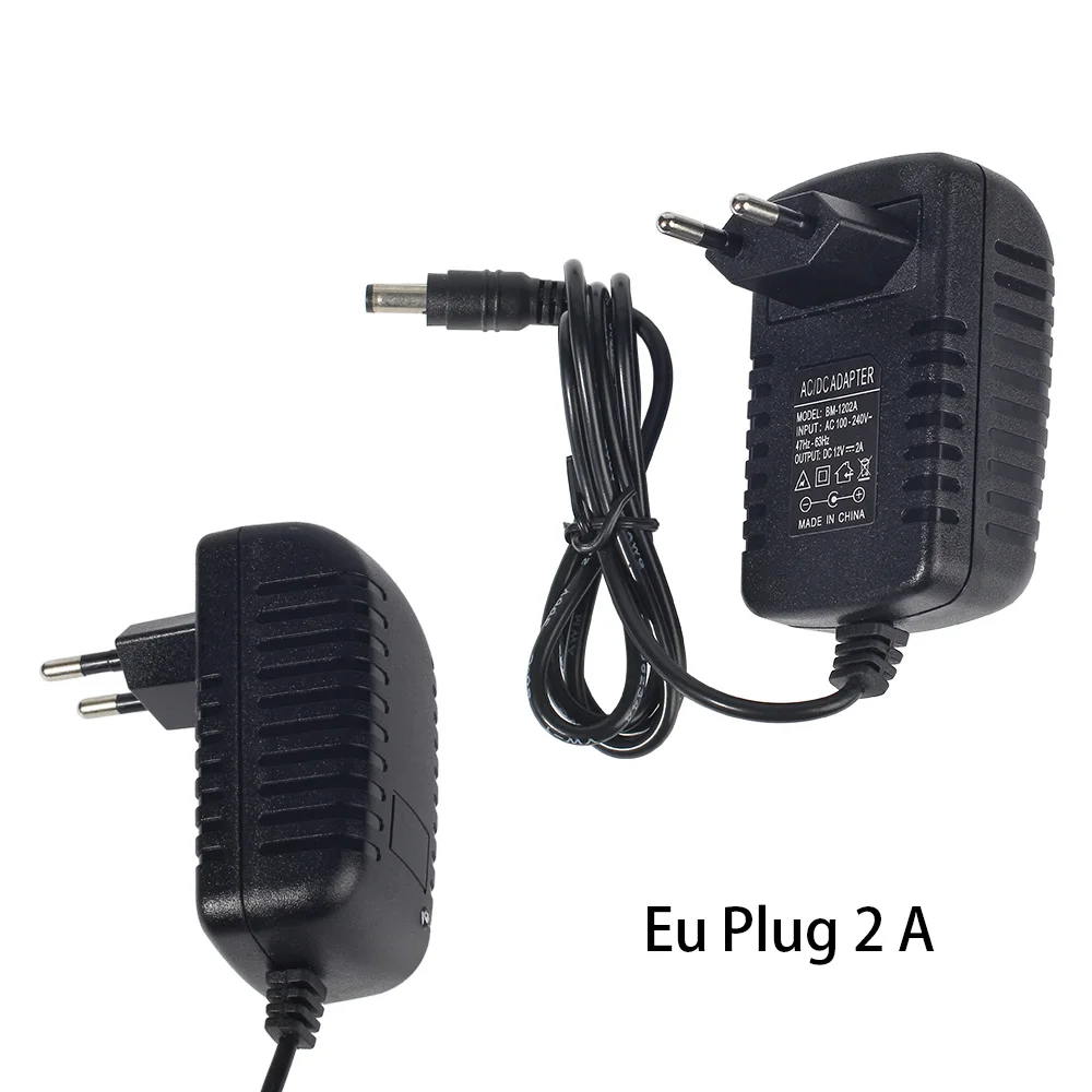 DC12V Power Supply 12Volt 2A EU/US Plug Adapter LED Driver Alimentatore 12v 2a for Strip Light AC 100 - 240V | Лампы и освещение