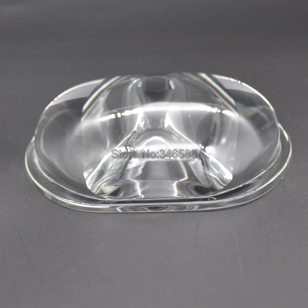 Оптическая стеклянная линза 107 мм 2 силиконовых кольца фиксирующий кронштейн