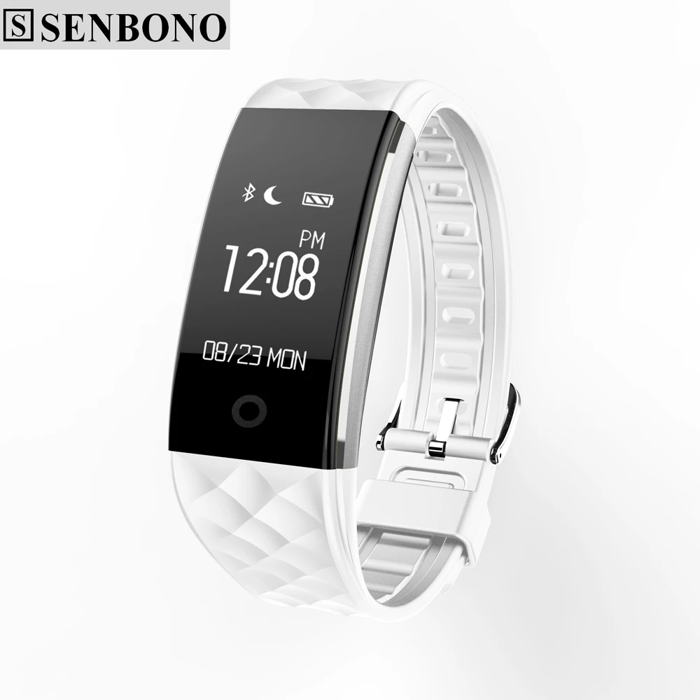 S2 спортивный смарт браслет с монитором сердечного ритма фитнес IP67