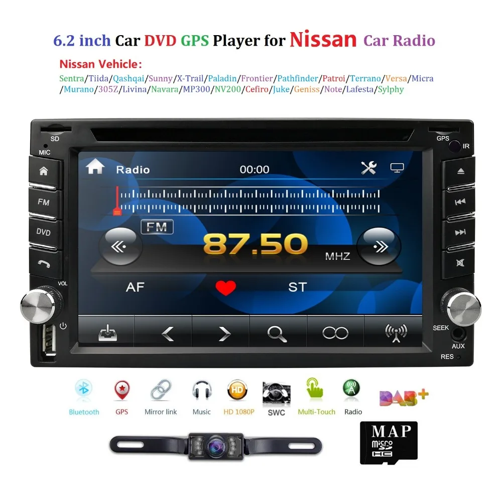 Автомобильный монитор для Nissan Navara D40 07-15 gps навигация Sat Nav DVD Радио Стерео Bluetooth USB рулевое колесо управление DVR DVB-T2