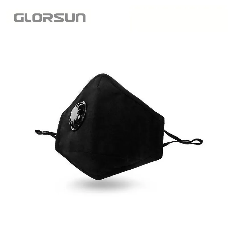 GLORSUN 1 шт. противопылезащитная маска для рта PM2.5 противопылевая маска с дыхательным клапаном фильтр с активированным углем респиратор Маска