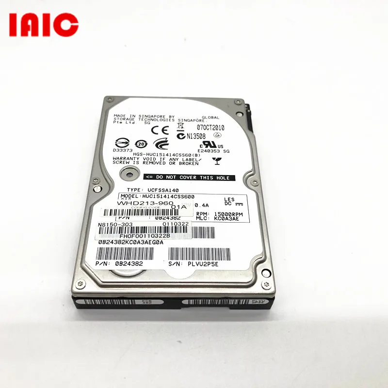 

100%New In box 3 year warranty HUC151414CSS600 147G 15K 2.5inch 6GB SAS Need more angles photos, please contact me