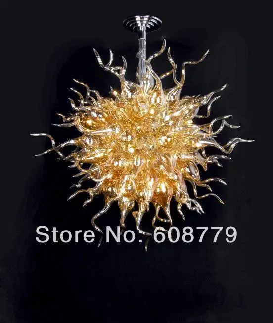 Дешевая круглая форма муранского современного фойе люстра осветительный прибор