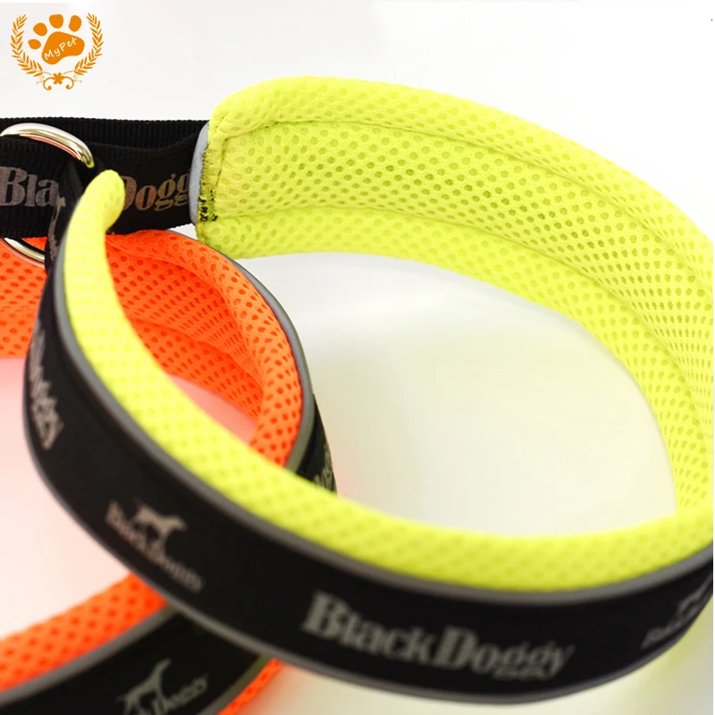 Мой Питомец горячий прочный регулируемый нейлоновый сетчатый ошейник для собак