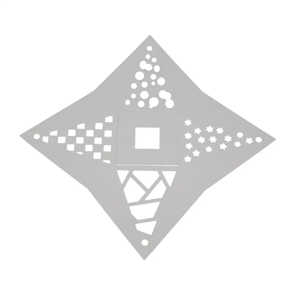 Hollow Box Пустотелая коробка для вырезания штампов трафарет для рукоделия скрапбукинга открытки для создания альбома тиснение на день рождения креативные штампы и штампы Новинка - Цвет: Hollow Box