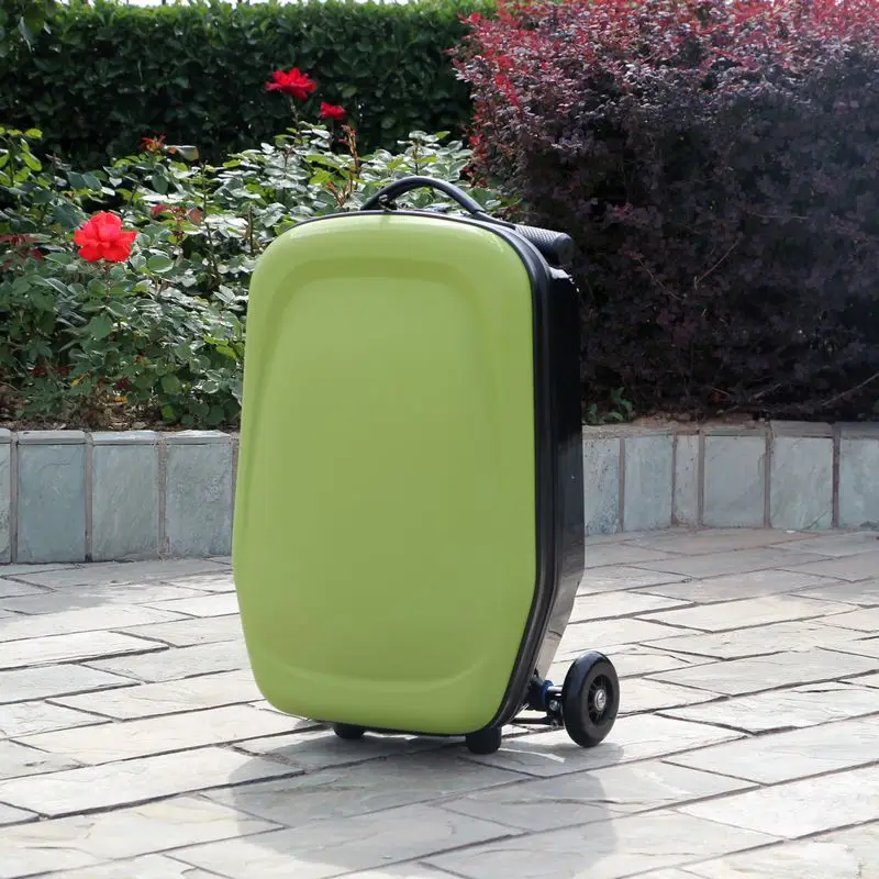 100% PC Suitcase Fashion Students Scooter Boy Cool 3D Case Carts Extrusion Business Travel Baggage Children Boarding Box 2 Types | Багаж и