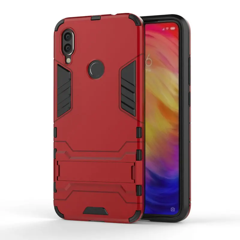 Ударопрочный жесткий чехол для Xiaomi Redmi Note 7 Pro Note7 32 ГБ 64 128 защитный задняя крышка |
