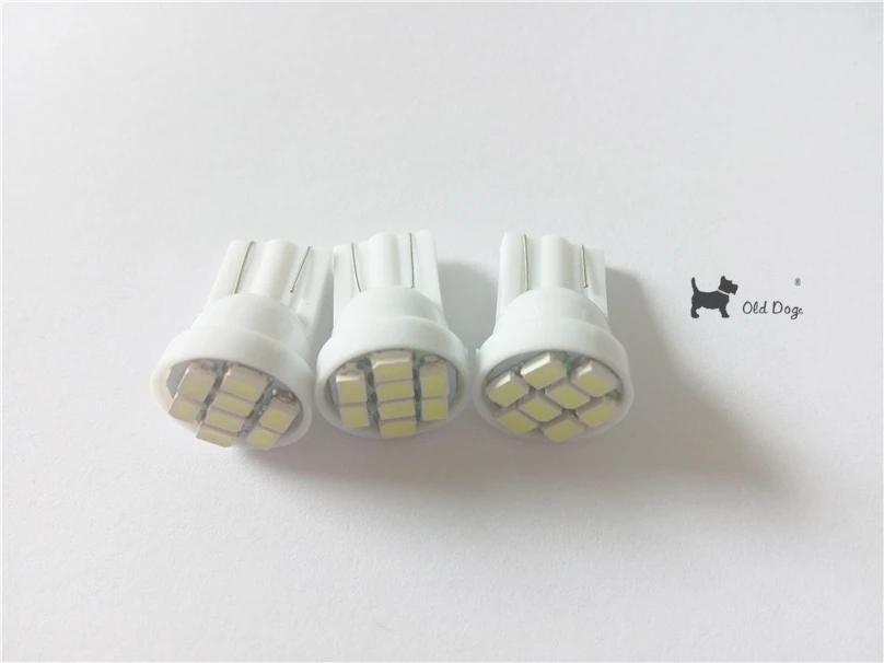 100 шт. Led T10 8 smd 1206 светодиодов 8SMD автомобильный интерьерный светильник 194 168 192 W5W 3020