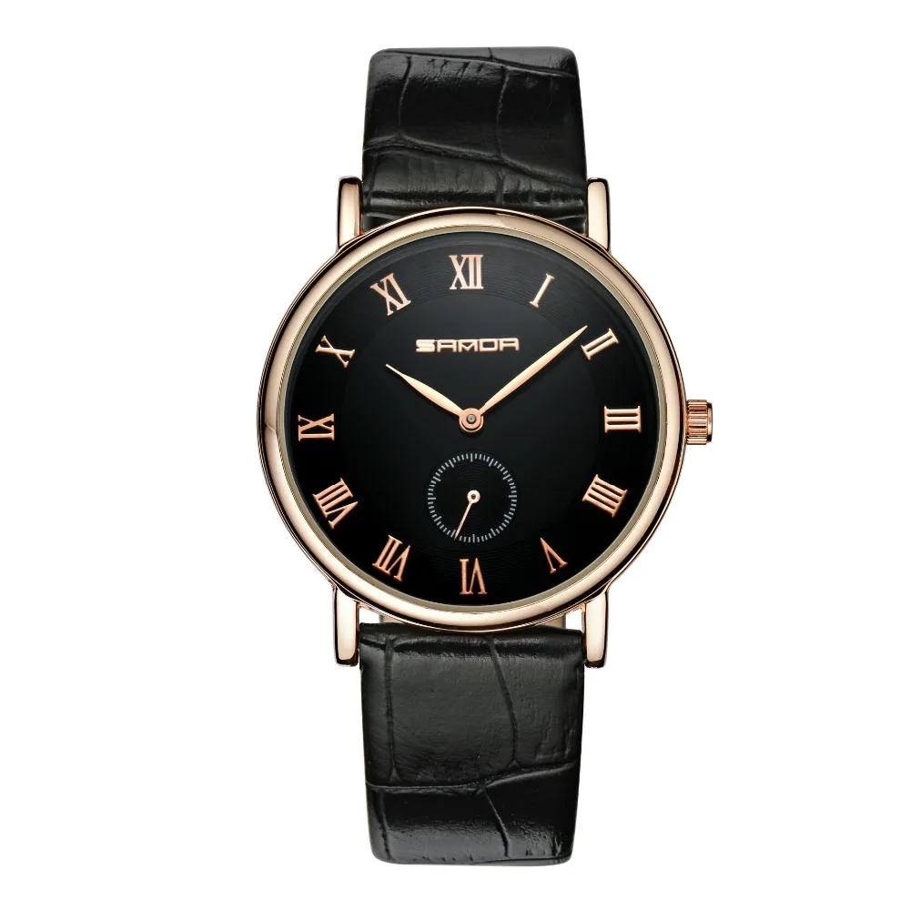 Часы наручные мужские ультратонкие роскошные брендовые деловые кварцевые с