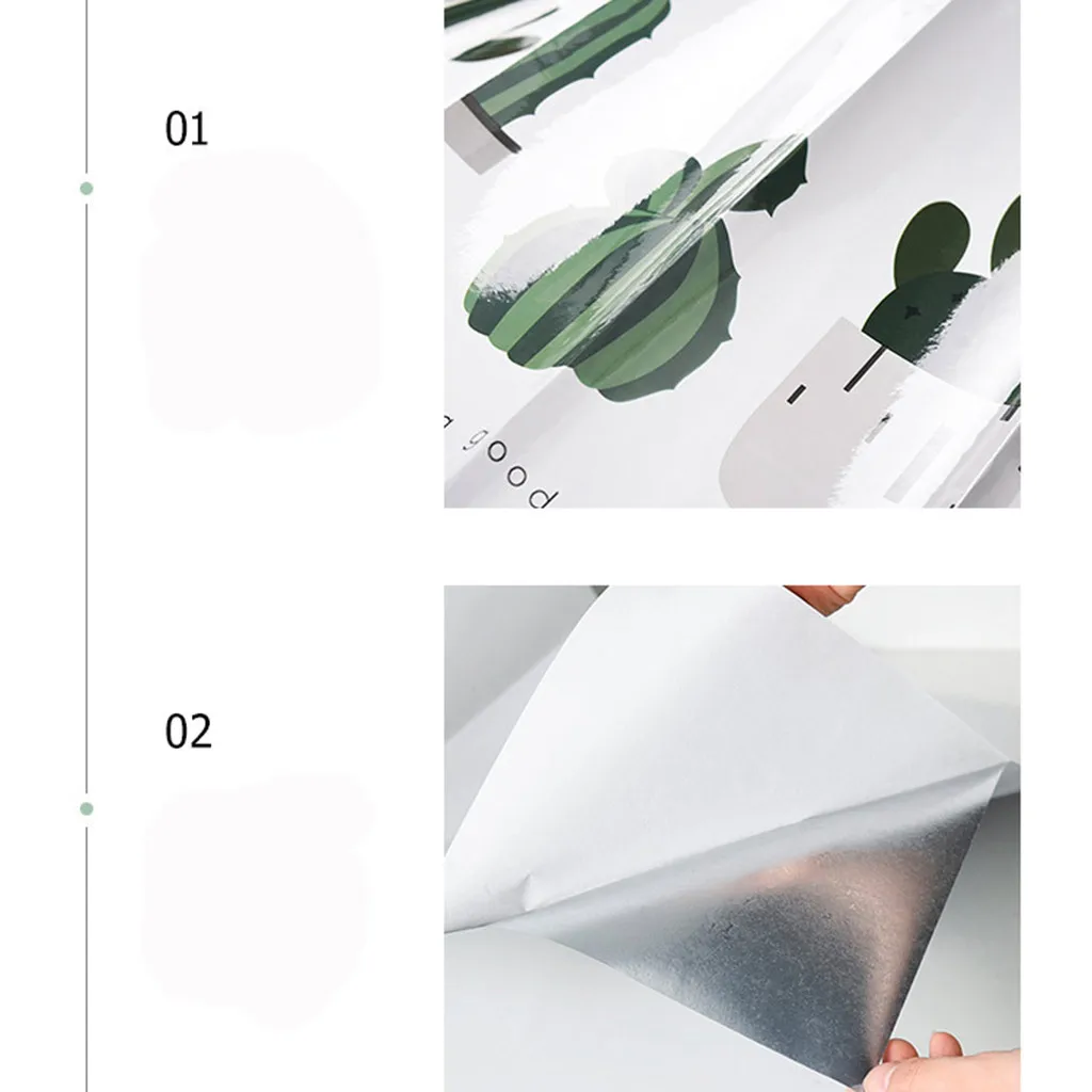 Кухня самоклеящаяся Стикеры s Наклейка С КАКТУСОМ толще алюминиевая фольга для