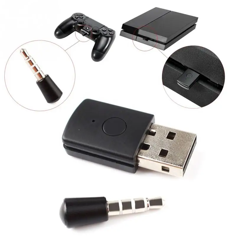 2017 Мини Bluetooth USB адаптер для Sonny PS4 любой гарнитурой | Электроника