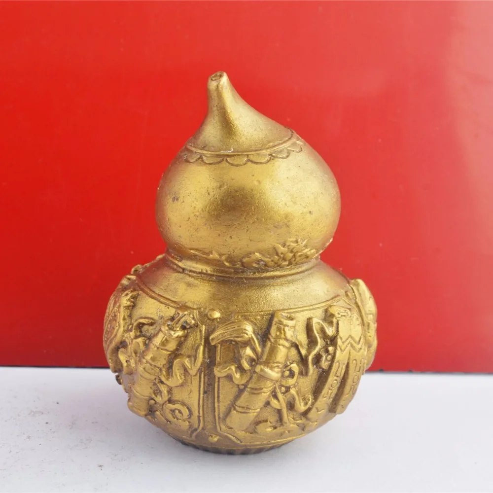 3-дюймовая латунная статуя фэн-шуй фа Чи Ву Лу для укрепления здоровья