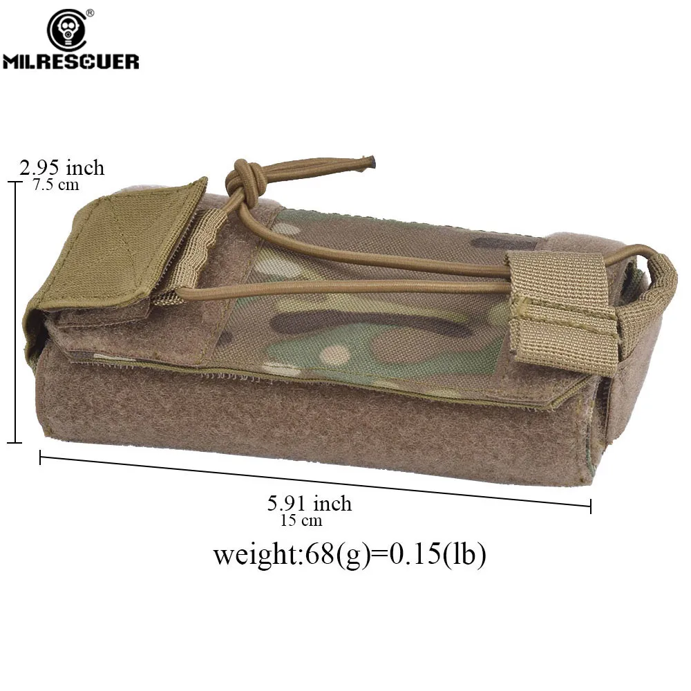 Тактическая Сумочка для магазина milrescue er Cordura Molle регулируемая 5 6 дюймовая кобура