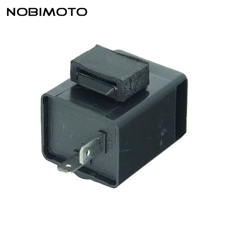 

2pcs/pack 12V 2 Pin Motorcycle Relay Flasher Electronic LED Turn Signals Flasher Blinker Relay Fit For Dirt Bike ATV Quad DQ-186