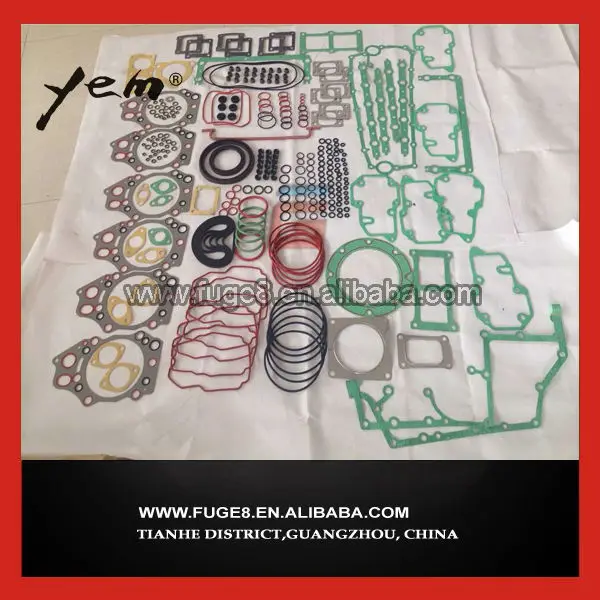 Hot sale engine 6D140 S6D140 full overhaul gasket kit set 6211-K1-0100 |