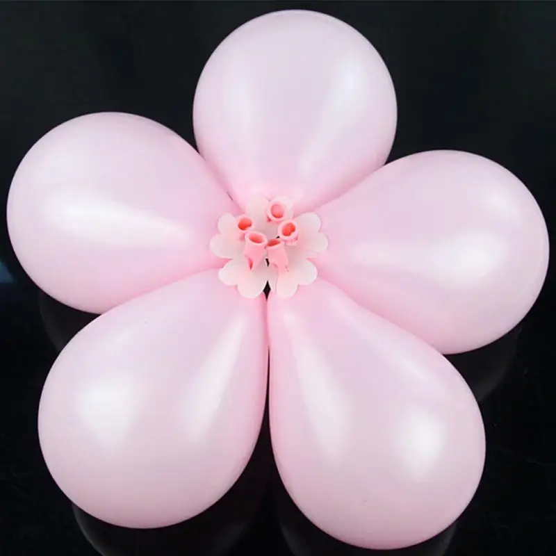 NEW 10pcs Flower Balloons Decoration Accessories Plum Clip Practical Birthday wedding party Plastic Globos balloon | Дом и сад