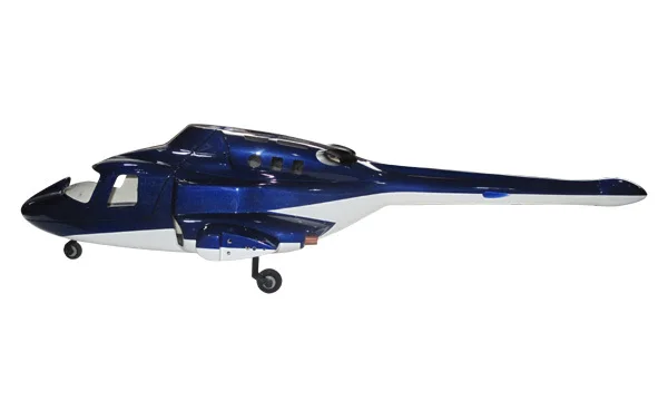 Новая версия airwolf 500 весы Fuselage Bell 222 TREX 500E вертолет с втягивающими и металлическими