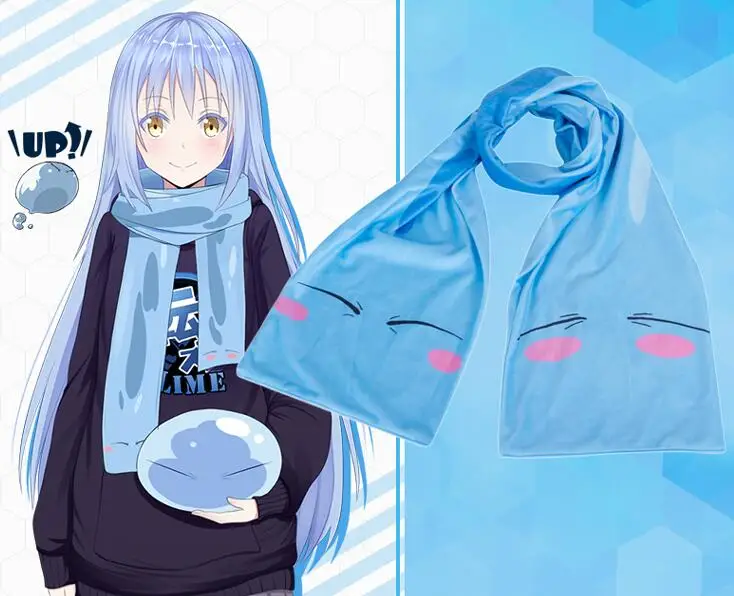 Шарф Tensei shitara Slime datt Ken новый модный школьный шарф для косплея|Аксессуары костюмов|