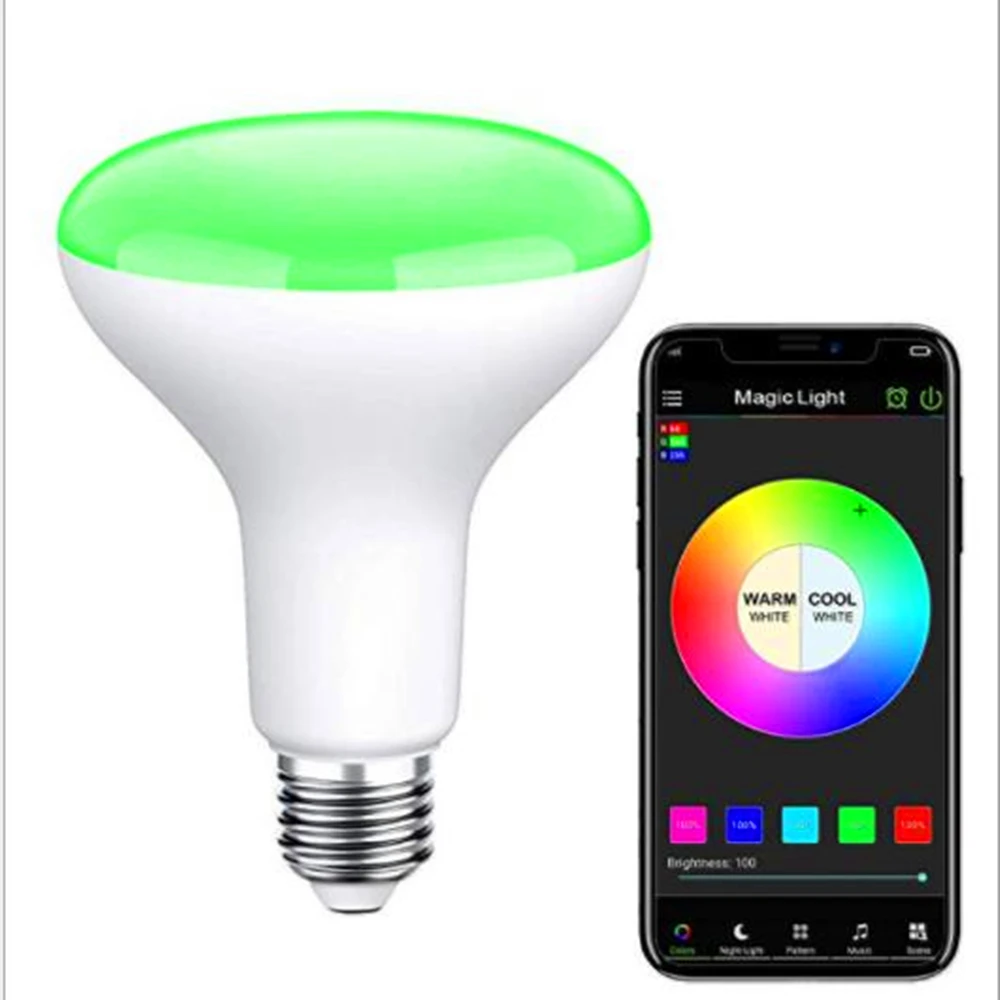 Умная лампа E27 RGB с Wi-Fi для умного дома светодиодное декоративное освещение