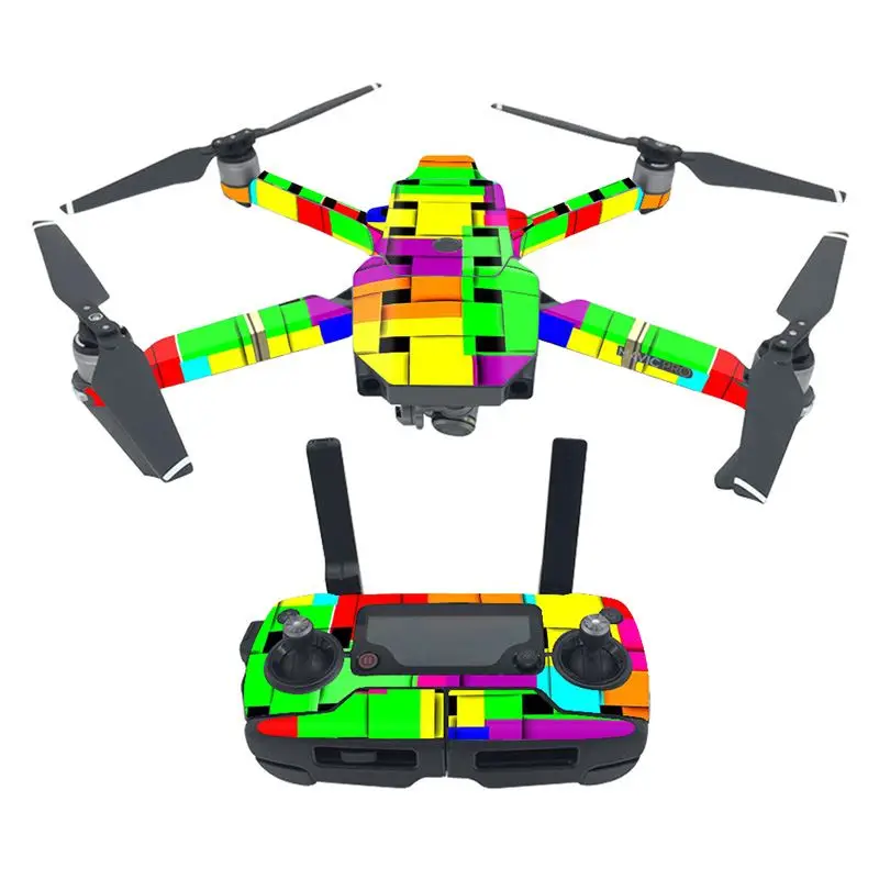 Водонепроницаемый наклейка для DJI Мавик Pro Полное покрытие кожи стикер - Цвет: TN-MavicPro-0022