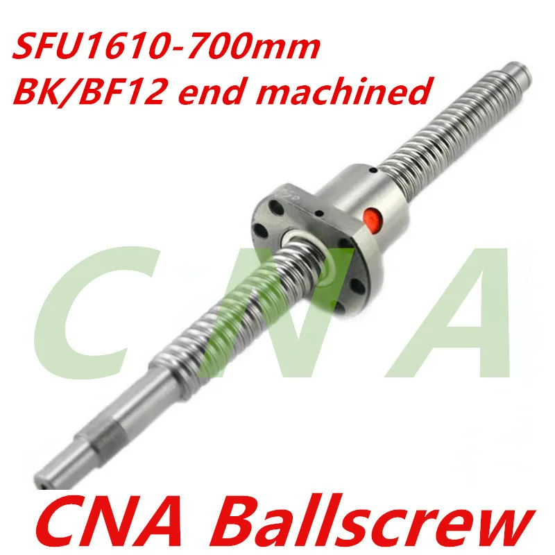 SFU1610 700 мм 16 шариковый винт длина плюс 1 шт RM1610 1610 шариковая гайка CNC DIY резная